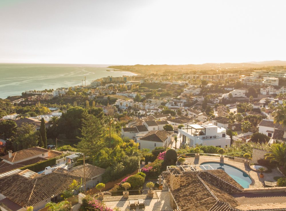 Villa La Capellania Benalmadena drone shots