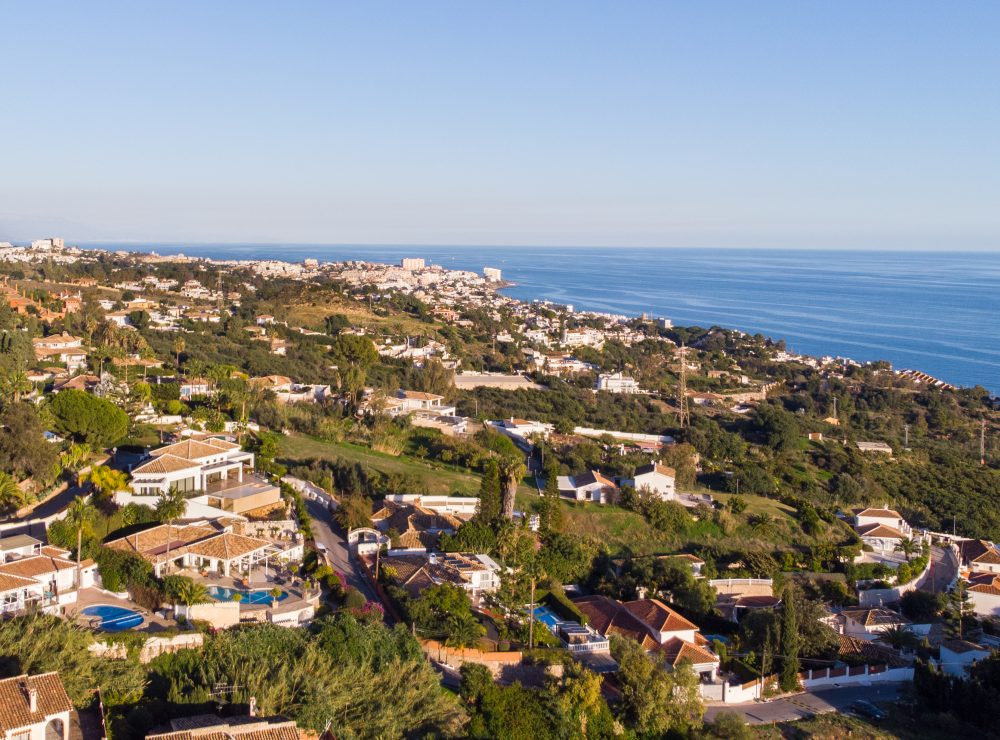 Villa La Capellania Benalmadena drone shots