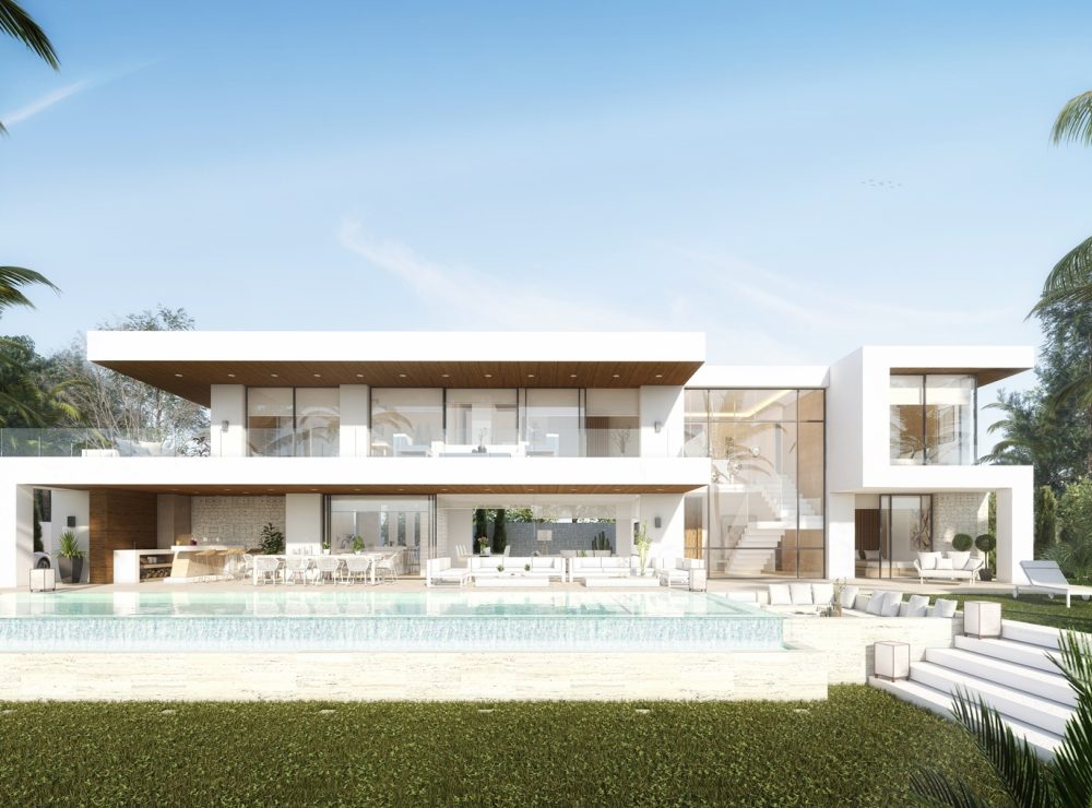 Off plan contemporary villa Guadalmina Baja San Pedro de Alcantara Marbella