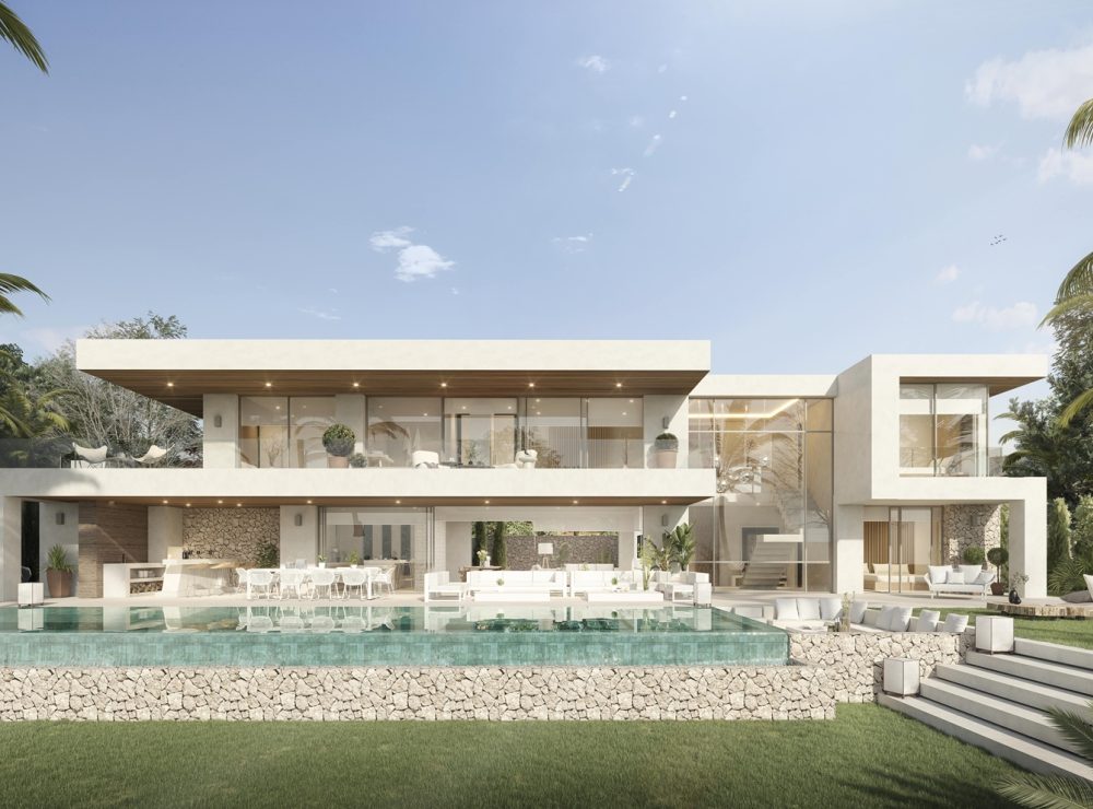 Off plan contemporary villa Guadalmina Baja San Pedro de Alcantara Marbella