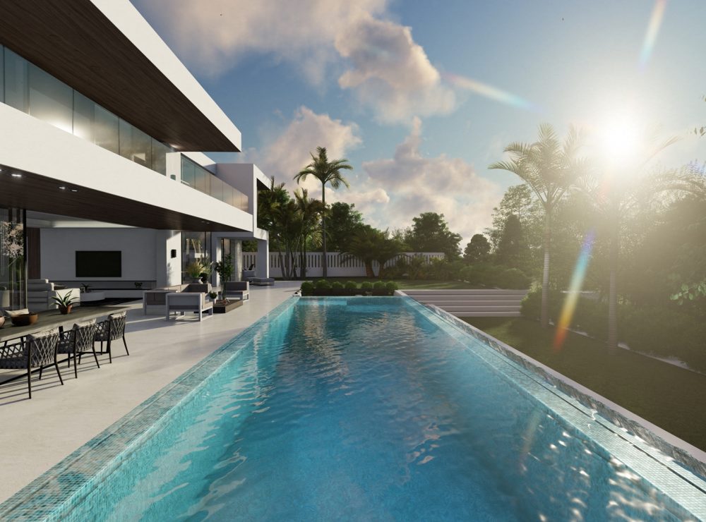 Off plan contemporary villa Guadalmina Baja San Pedro de Alcantara Marbella