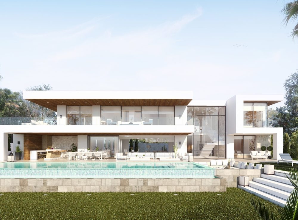 Off plan contemporary villa Guadalmina Baja San Pedro de Alcantara Marbella