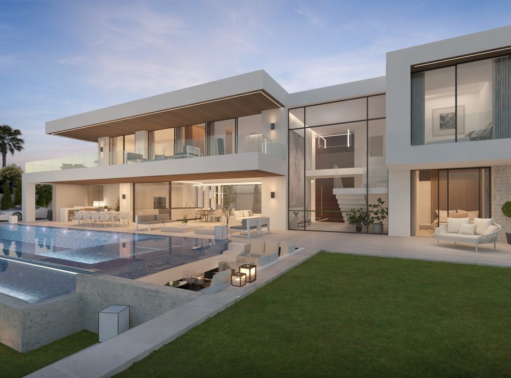 Off plan contemporary villa Guadalmina Baja San Pedro de Alcantara Marbella