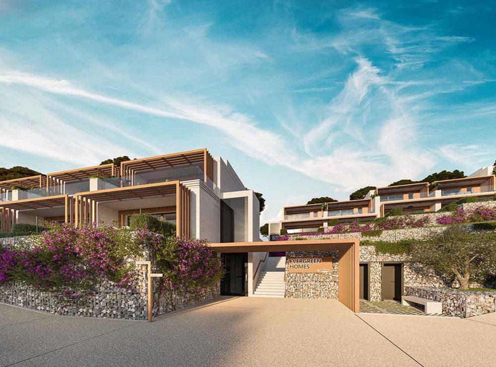 Evergreen homes townhouse new development Mijas Costa El Chaparral Marbella