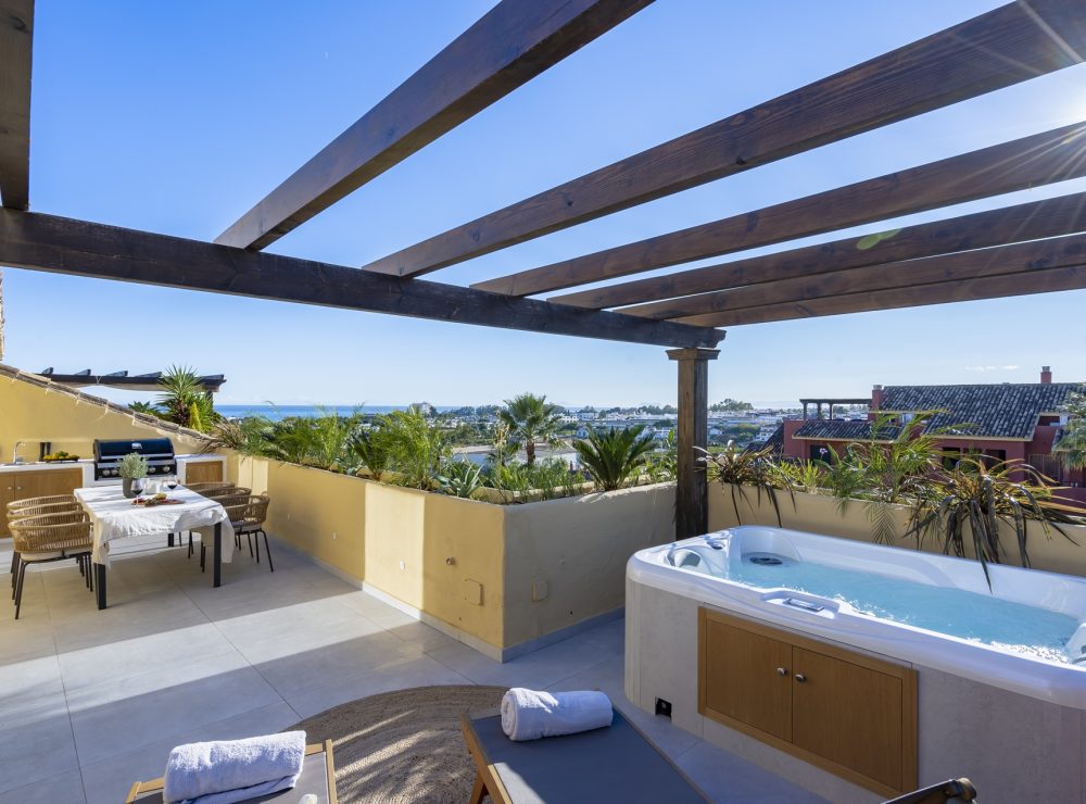 Duplex Penthouse Sea Views Costalita New Golden Mile Estepona Marbella