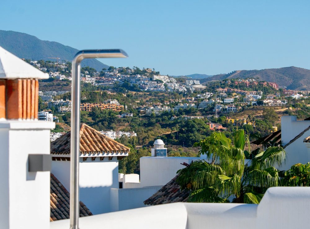 Duplex penthouse panoramic sea mountain views Lomas del Marques Benahavis