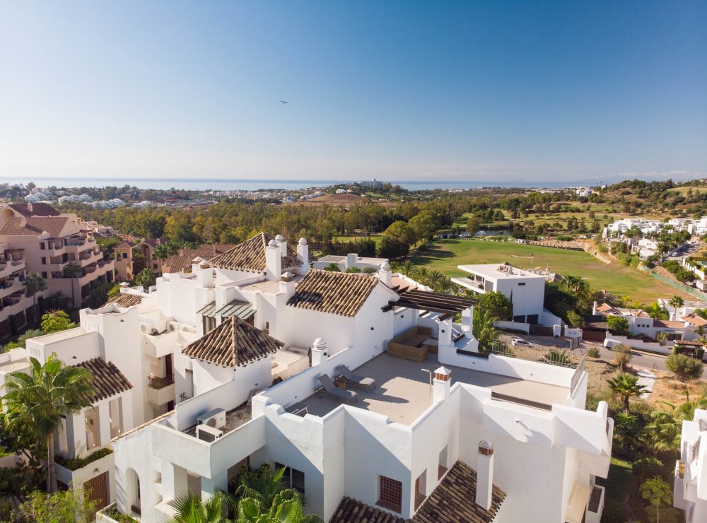 Duplex penthouse panoramic sea mountain views Lomas del Marques Benahavis