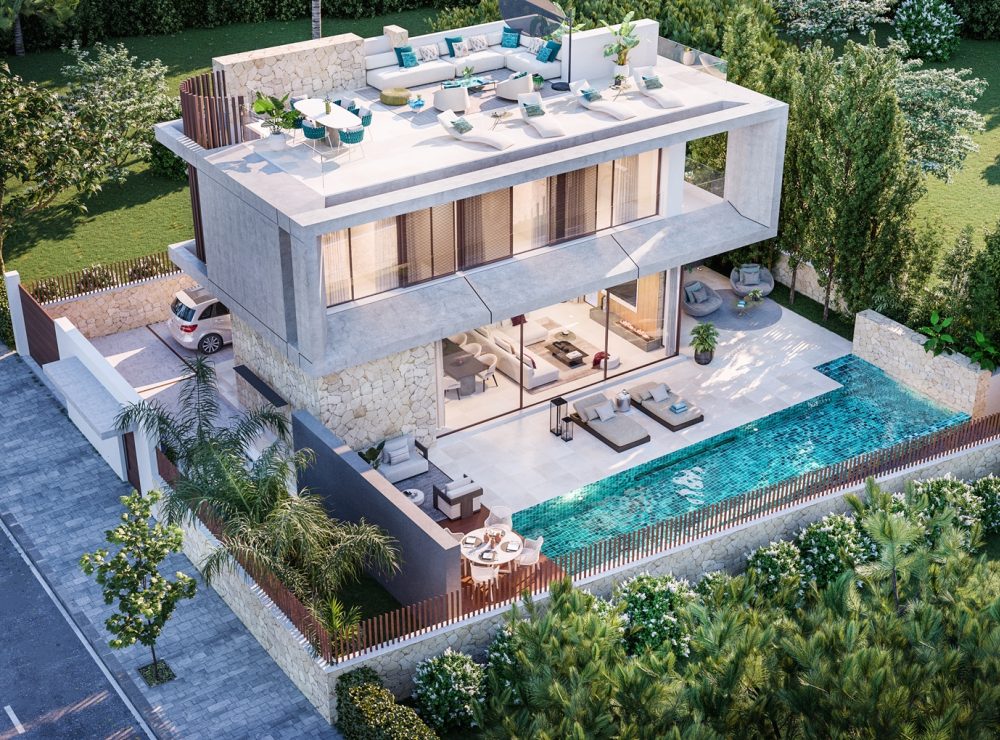 Fabulous luxury villa project Casablanca Beach Marbella Golden Mile new development