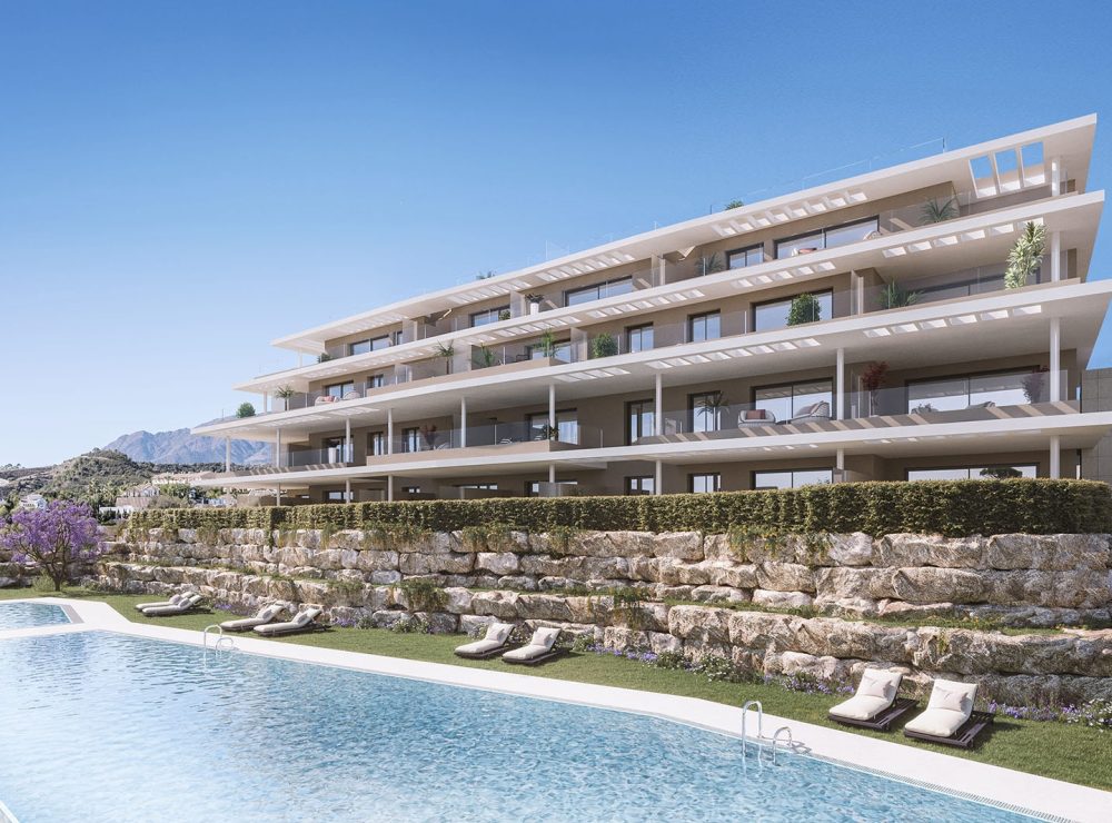 Capri new development apartment penthouse new golden mile Estepona Marbella