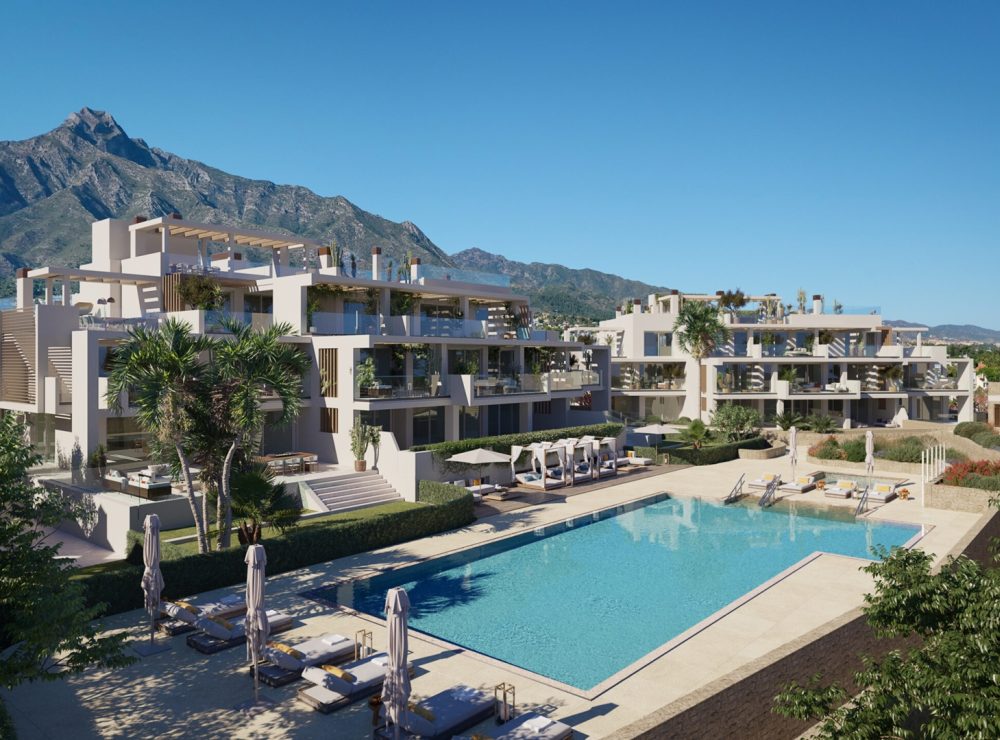 Earth new development apartment penthouse Marbella Golden Mile private pool