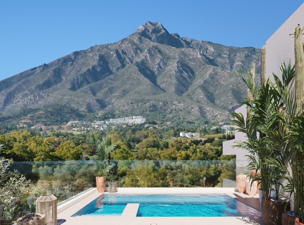 Earth new development apartment penthouse Marbella Golden Mile private pool