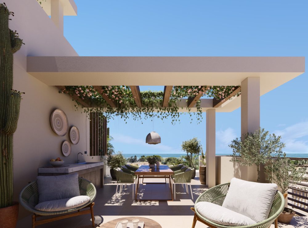 Earth new development apartment penthouse Marbella Golden Mile private pool