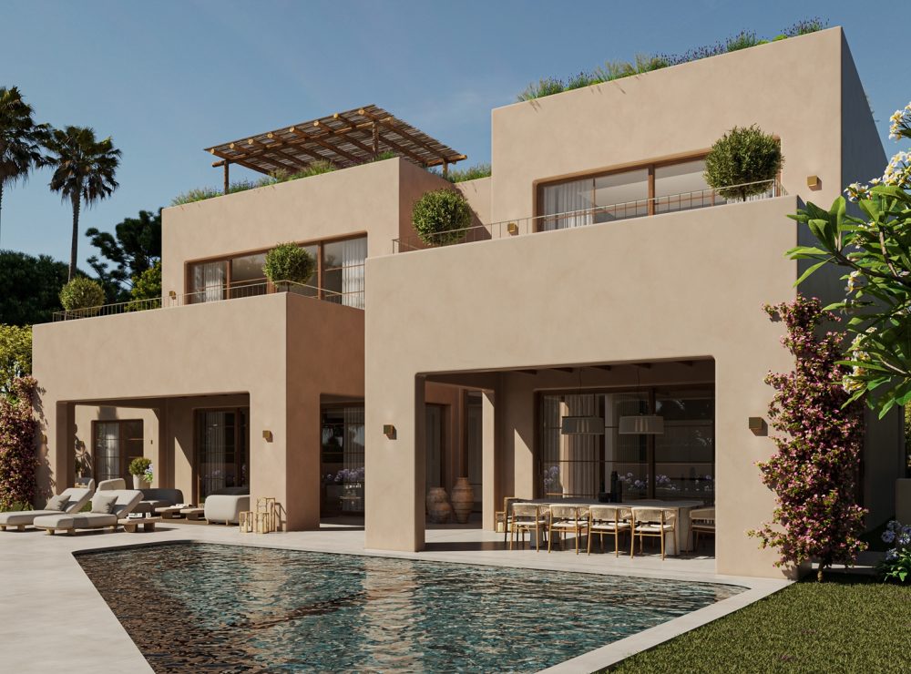 Casa Blanca 3 villa plot project Marbella Golden Mile