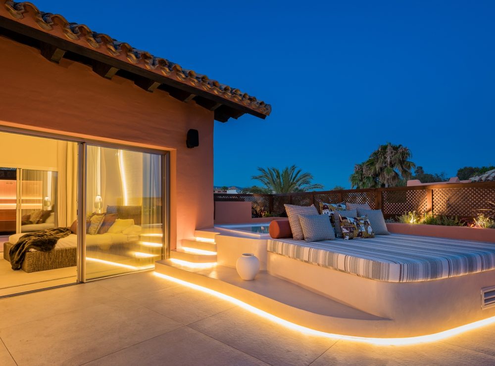 La Morera 521 beachfront duplex penthouse La Morera Los Monteros Marbella East