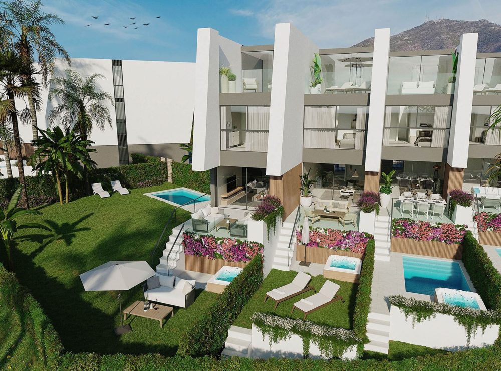 Azure Bay townhouse new development sea views Fuengirola Marbella