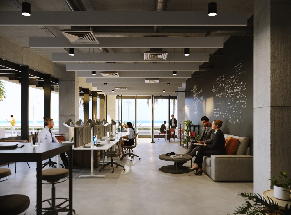 Octavia penthouse Malaga New development beachfront coworking