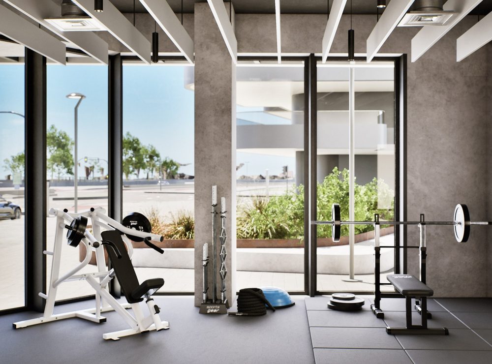 Octavia penthouse Malaga New development beachfront gym