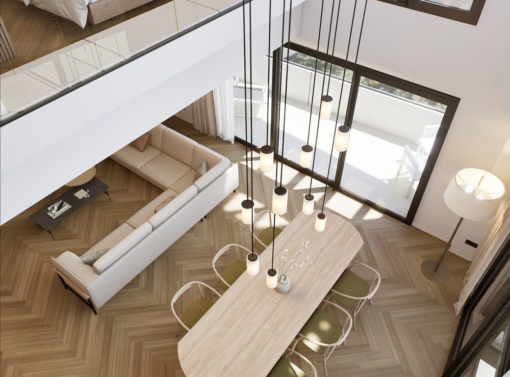 Octavia penthouse Malaga New development beachfront interior duplex
