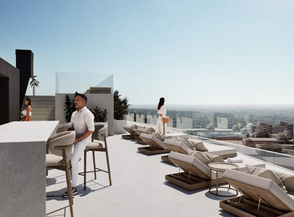 Octavia penthouse Malaga New development beachfront pool