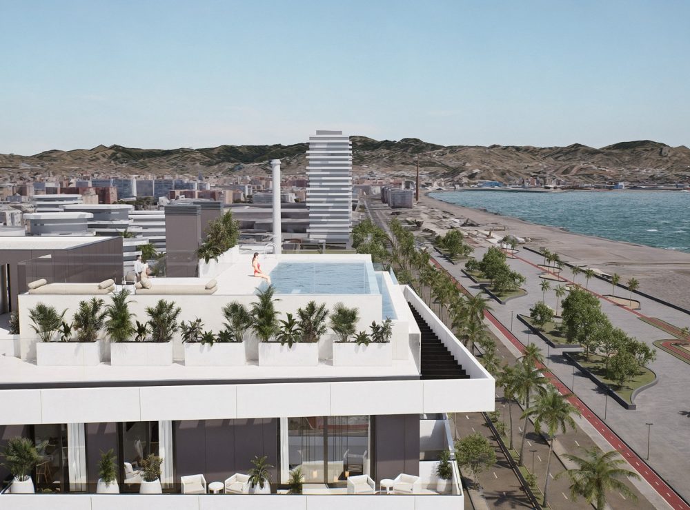 Octavia penthouse Malaga New development beachfront pool