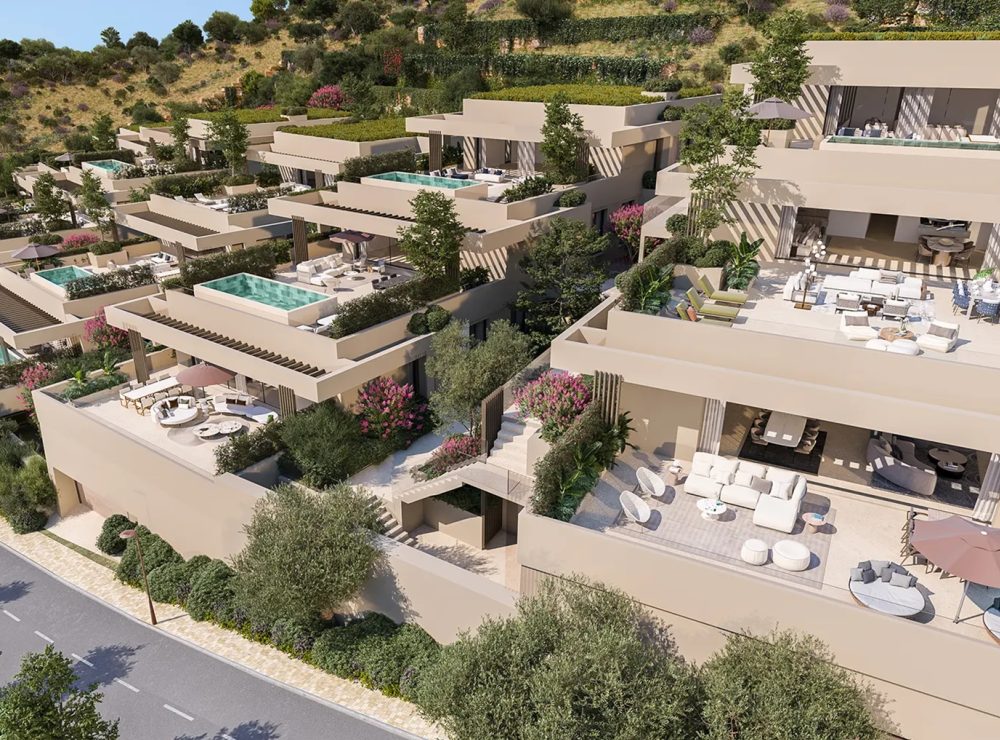 Finca de Jasmine Sky Villas New development apartment penthouse Benahavis Marbella