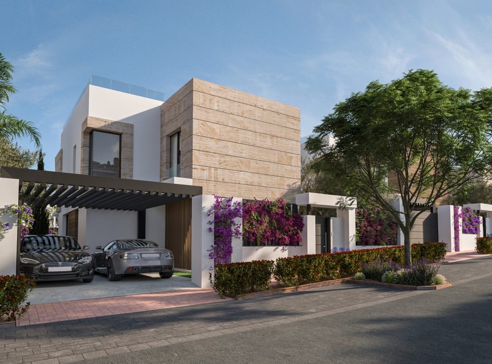 Villa The Club Villas New development El Campanario Golf New Golden Mile Estepona Marbella renders