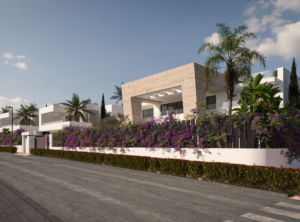 Villa The Club Villas New development El Campanario Golf New Golden Mile Estepona Marbella renders