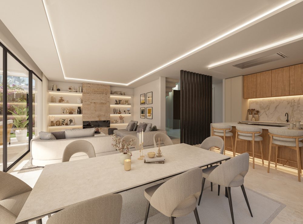 Villa The Club Villas New development El Campanario Golf New Golden Mile Estepona Marbella renders