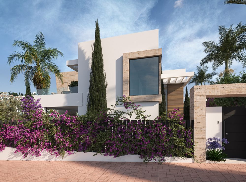 Villa The Club Villas New development El Campanario Golf New Golden Mile Estepona Marbella renders