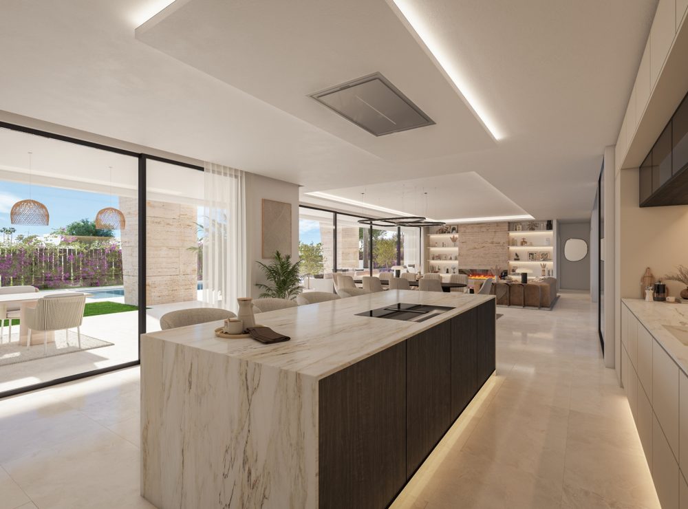 Villa The Club Villas New development El Campanario Golf New Golden Mile Estepona Marbella renders