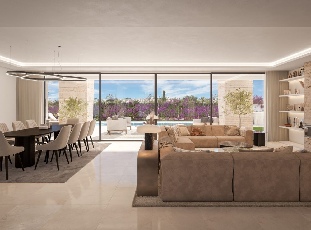Villa The Club Villas New development El Campanario Golf New Golden Mile Estepona Marbella renders