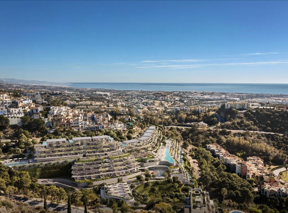 Azurean Marbella New development apartment penthouse La Reserva de Alcuzcuz Benahavis Marbella exterior
