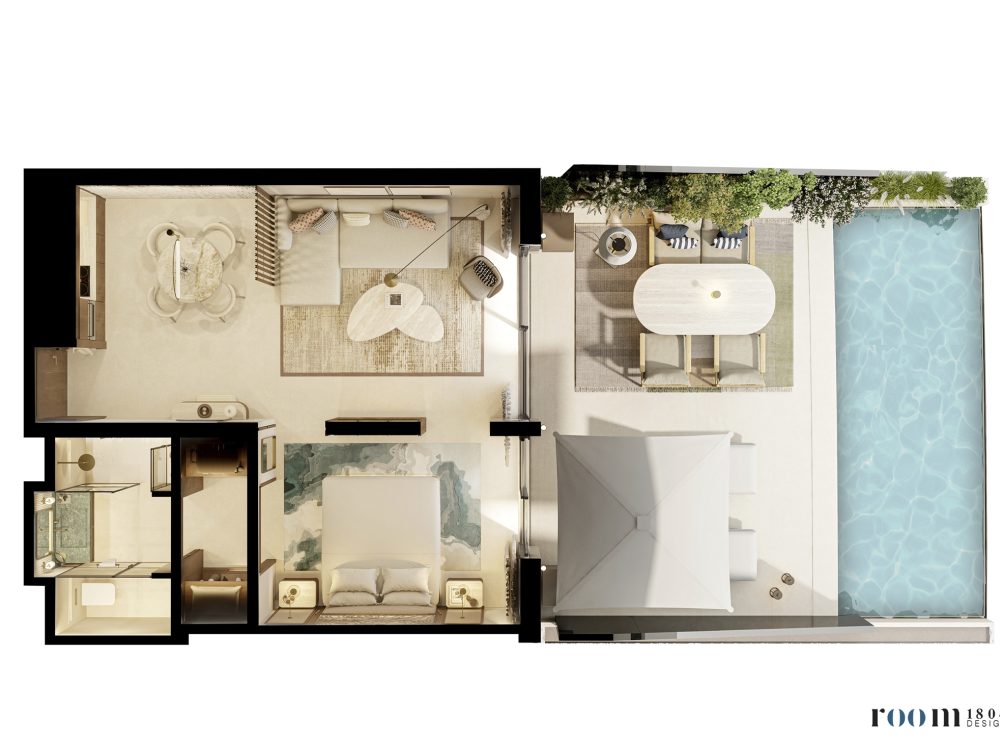 Azurean Marbella New development apartment penthouse La Reserva de Alcuzcuz Benahavis Marbella interior