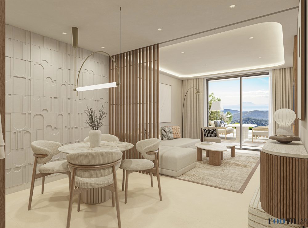 Azurean Marbella New development apartment penthouse La Reserva de Alcuzcuz Benahavis Marbella interior