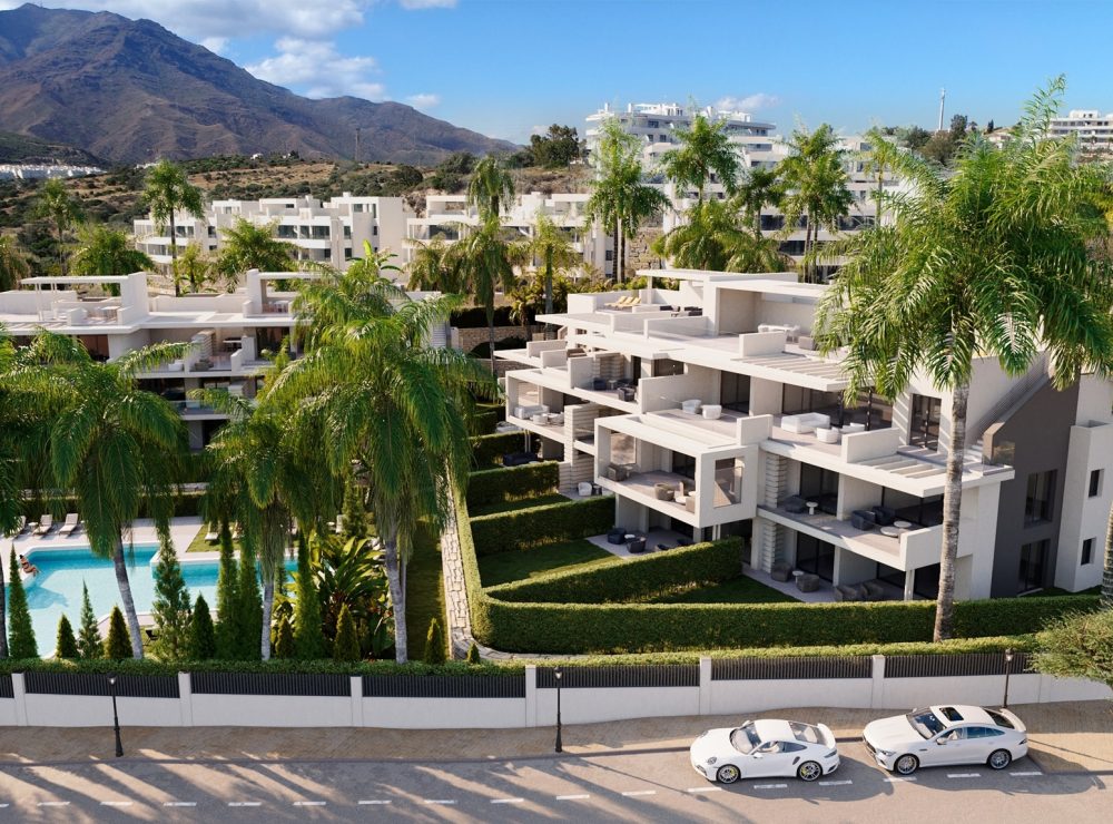 Sunway Residence new development apartment penthouse Estepona West Marbella exterior