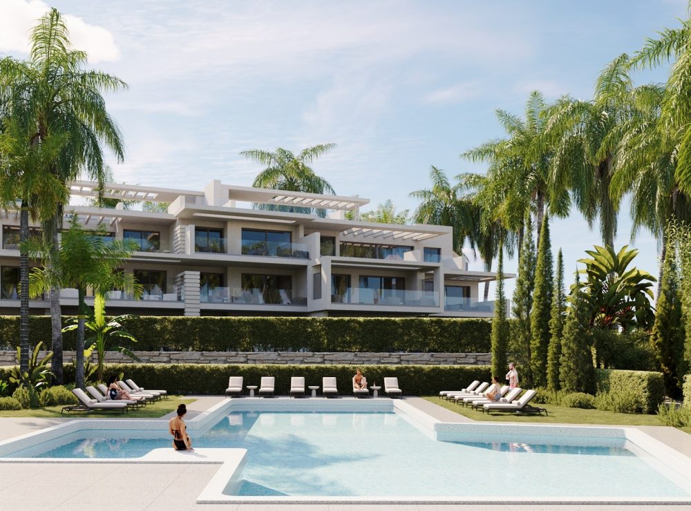 Sunway Residence new development apartment penthouse Estepona West Marbella exterior