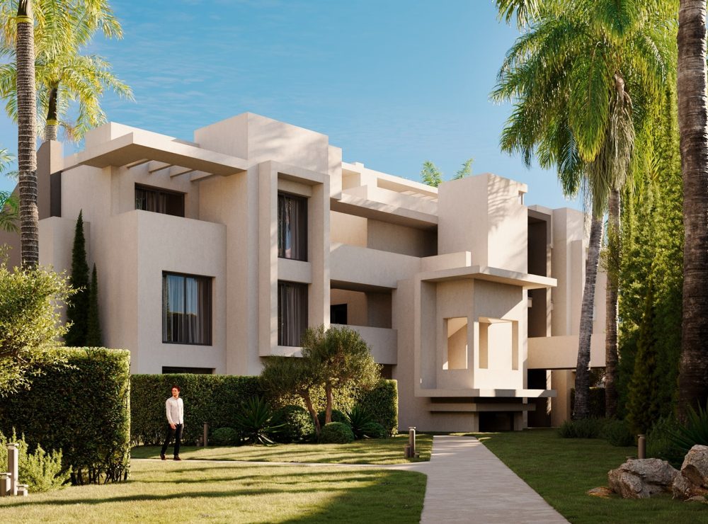 Sunway Residence new development apartment penthouse Estepona West Marbella exterior