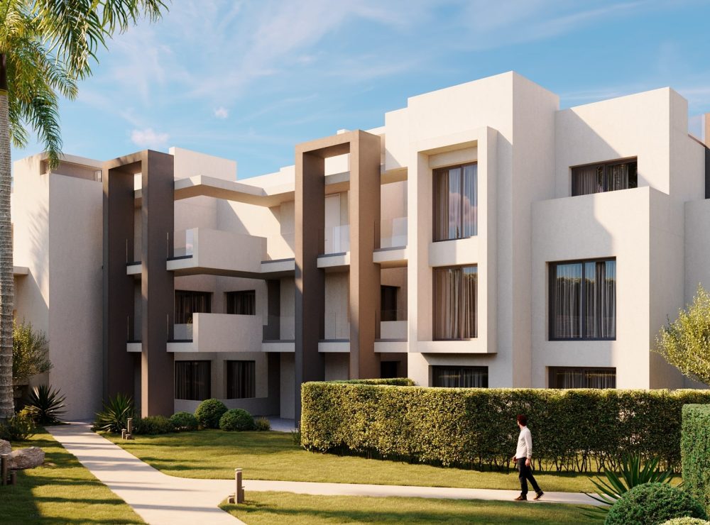 Sunway Residence new development apartment penthouse Estepona West Marbella exterior