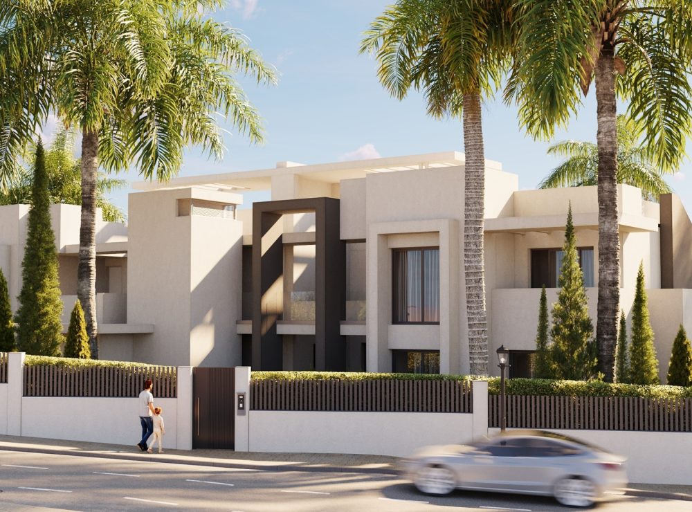 Sunway Residence new development apartment penthouse Estepona West Marbella exterior