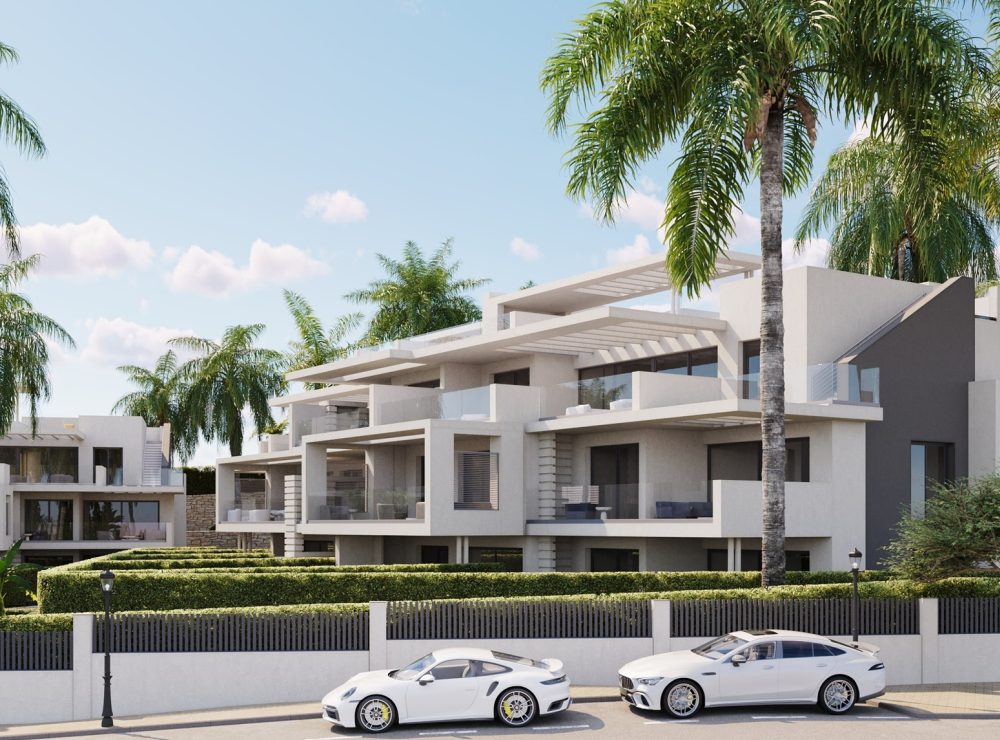 Sunway Residence new development apartment penthouse Estepona West Marbella exterior