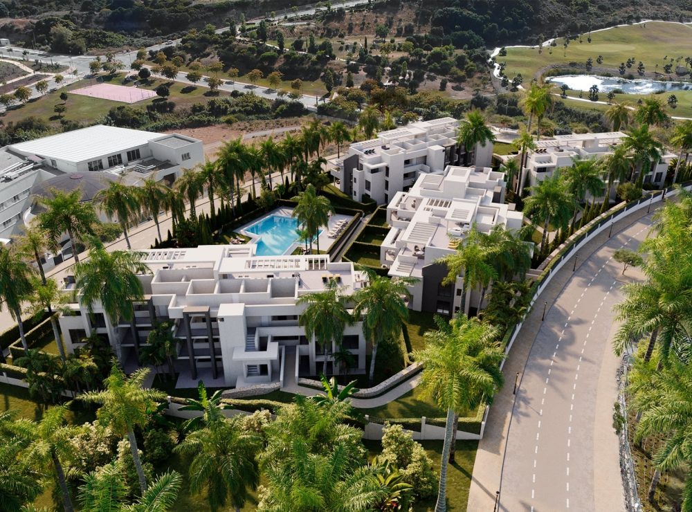 Sunway Residence new development apartment penthouse Estepona West Marbella exterior