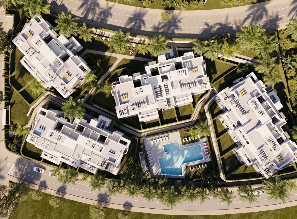 Sunway Residence new development apartment penthouse Estepona West Marbella exterior