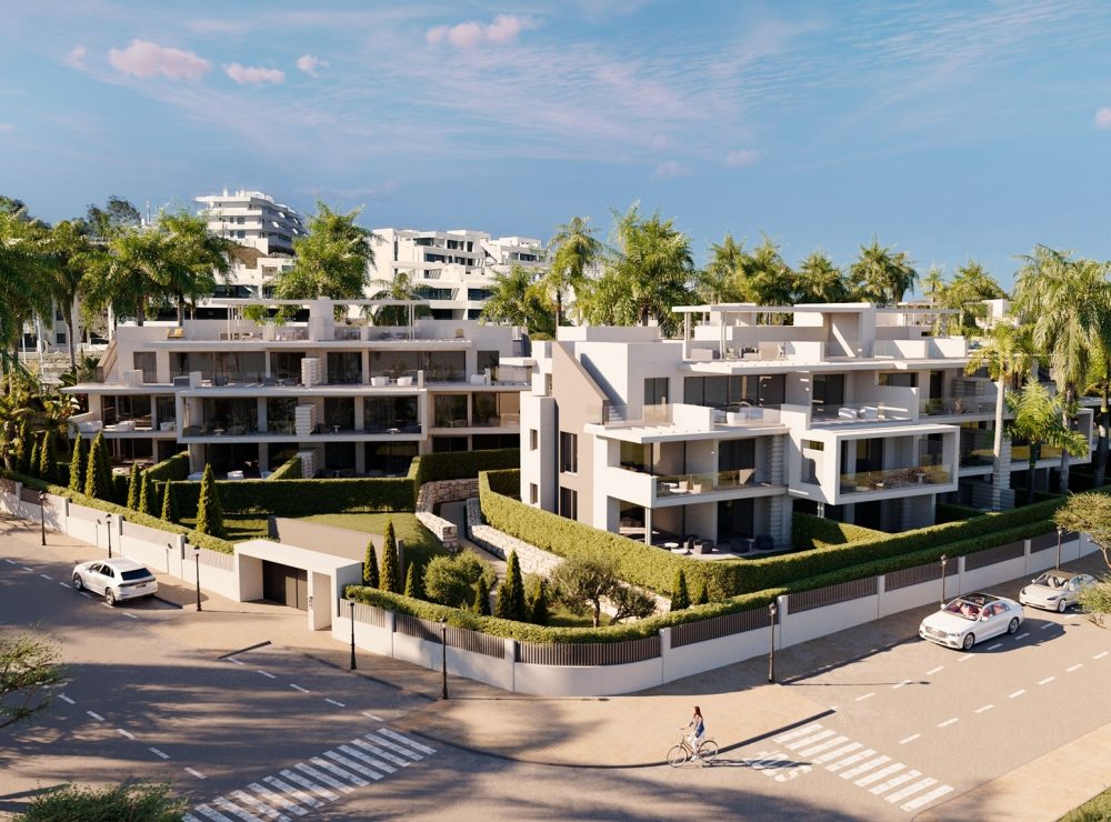 Sunway Residence new development apartment penthouse Estepona West Marbella exterior