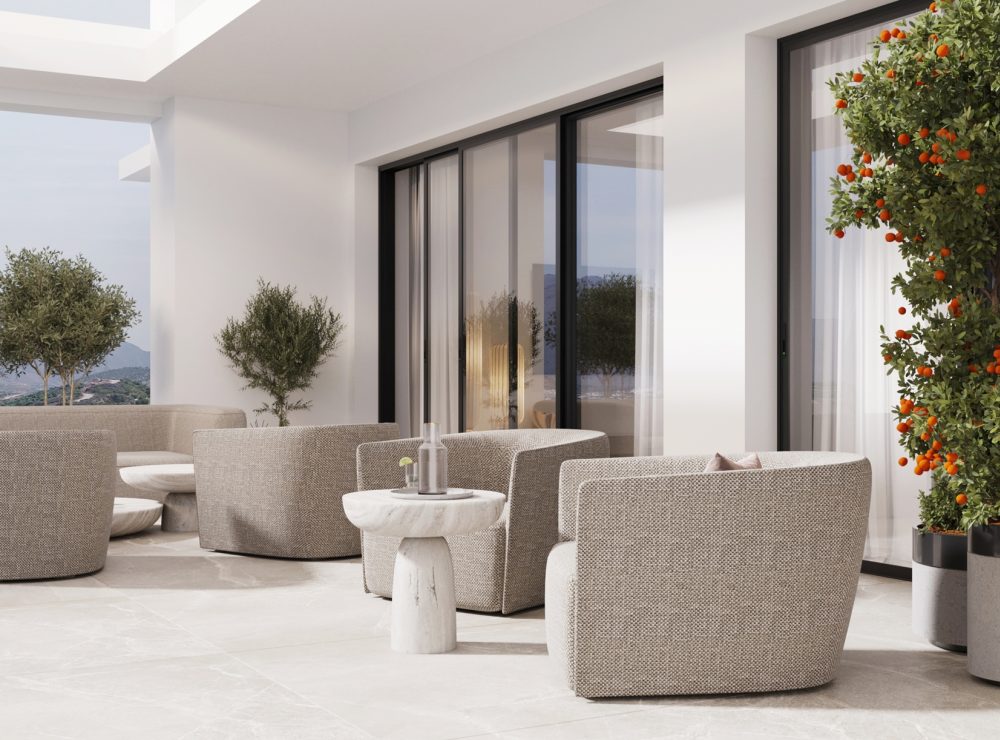 Unway Residence new development apartment penthouse Estepona West Marbella 2bedroom terrace