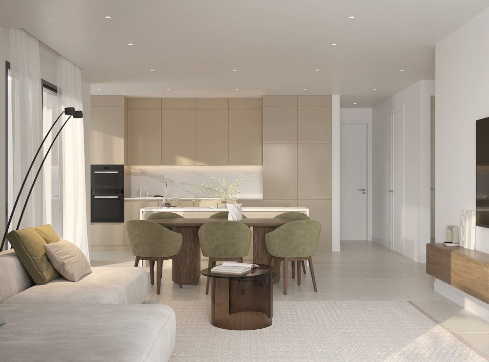 Unway Residence new development apartment penthouse Estepona West Marbella interior 3bed