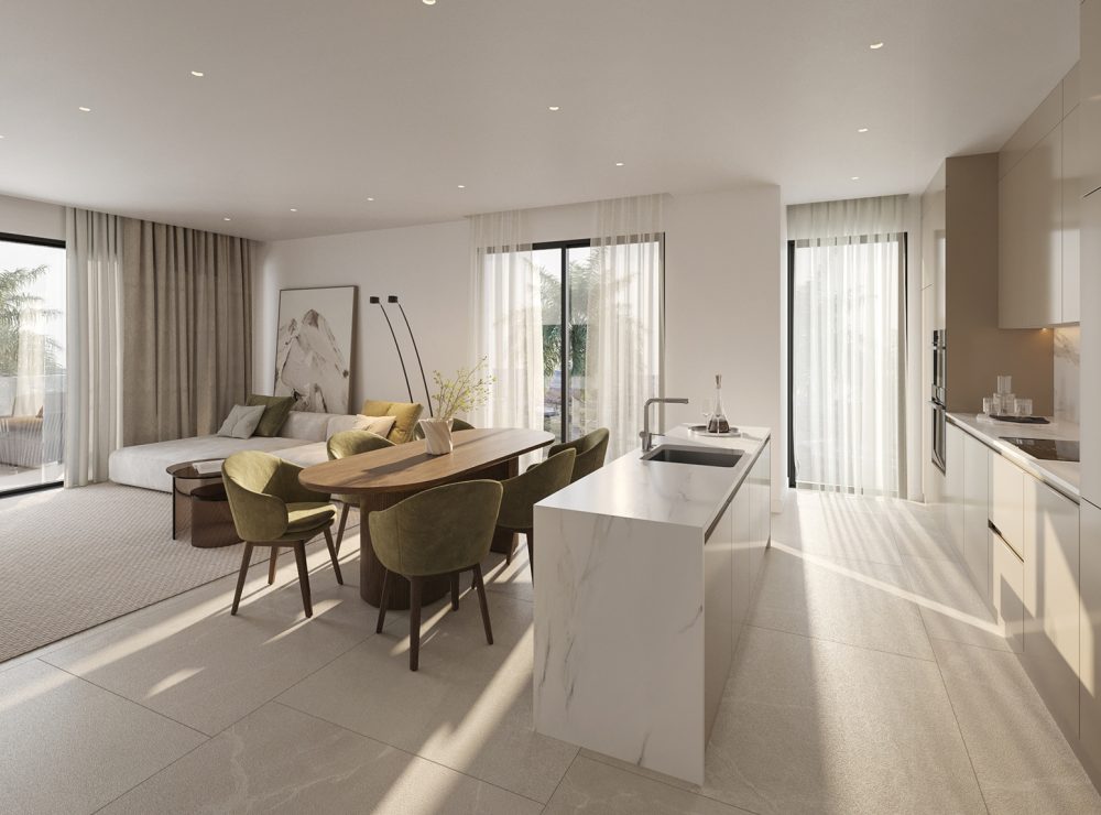 Unway Residence new development apartment penthouse Estepona West Marbella interior 3bed