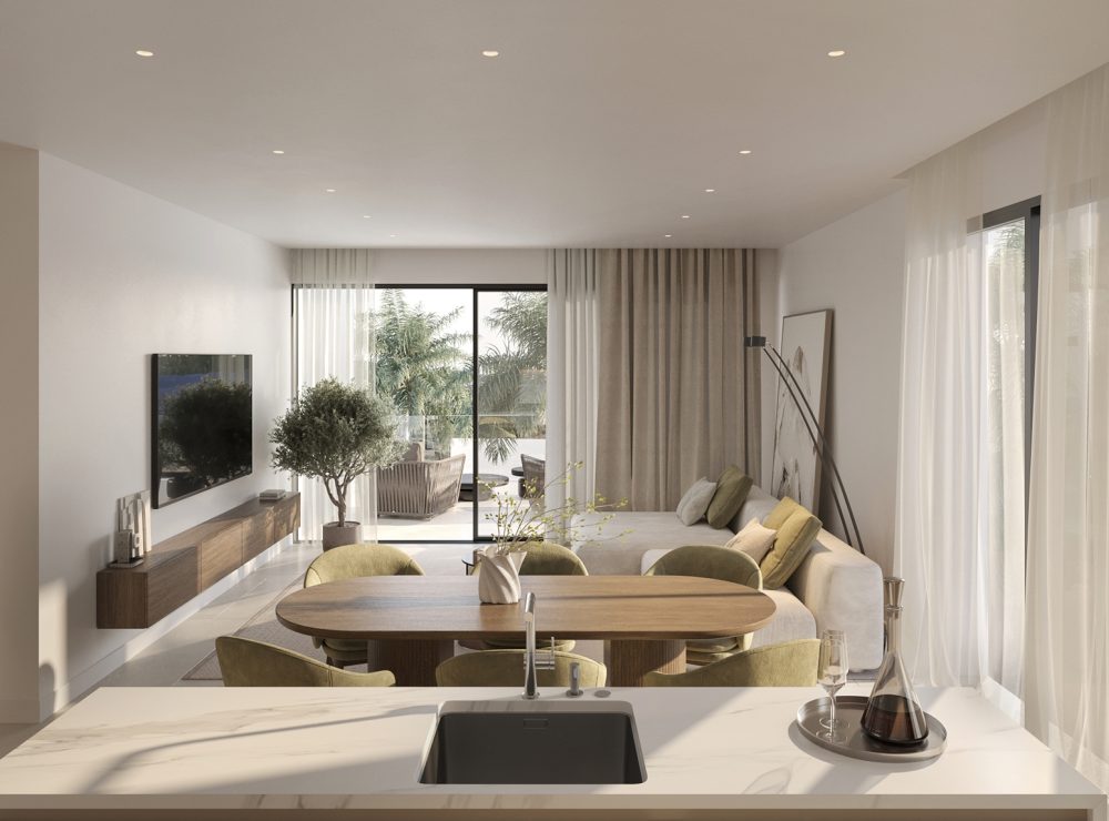 Unway Residence new development apartment penthouse Estepona West Marbella interior 3bed