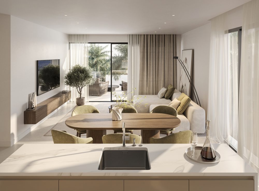 Unway Residence new development apartment penthouse Estepona West Marbella interior 3bed