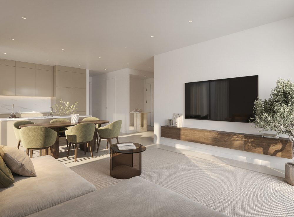 Unway Residence new development apartment penthouse Estepona West Marbella interior 3bed