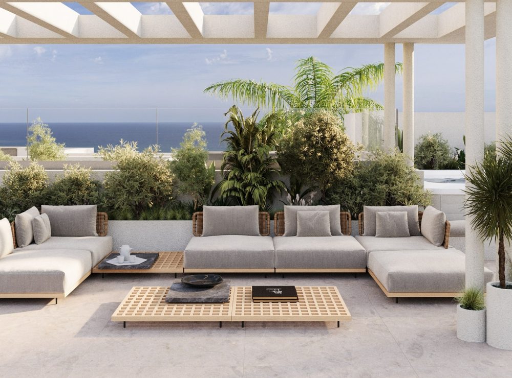 Unway Residence new development apartment penthouse Estepona West Marbella penthouse terrace
